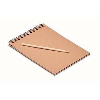 Notizbuch mit Kratzpapier