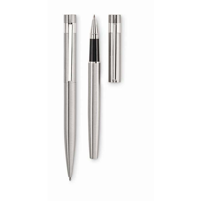 Schreibgeräte-Set aus Edelstahl