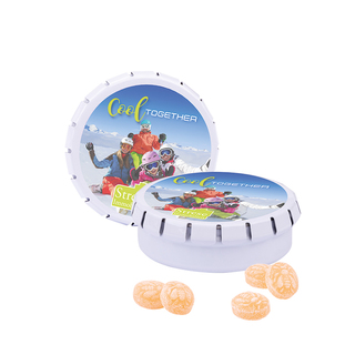 Quick Box, weiß, Honig Bonbons