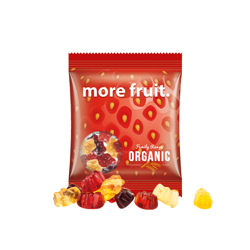 Minitüte,10 g, Folie transparent, Trolli Fruchtgummibären, 30% Fruchtsaftqualität