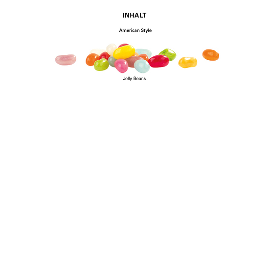 Minitüte, 10 g, Folie transparent, Jelly Beans