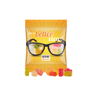 Minitüte, 7 g, Folie transparent, Basic Bärchen mini
