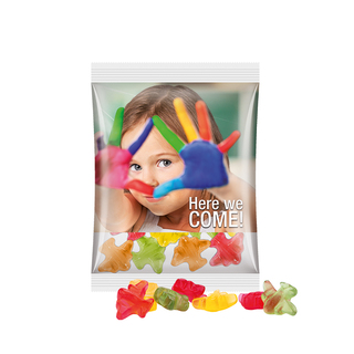 Maxitüte, Folie transparent, Trolli Fruchtgummi Flugzeuge