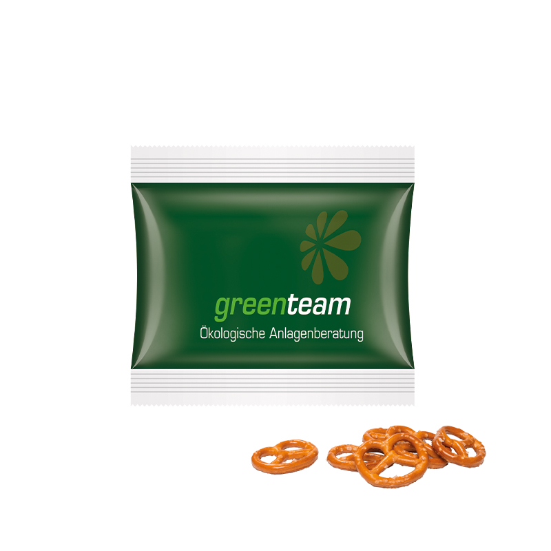 Snack Miditüte, Mini Brezeln, kompostierbare Folie