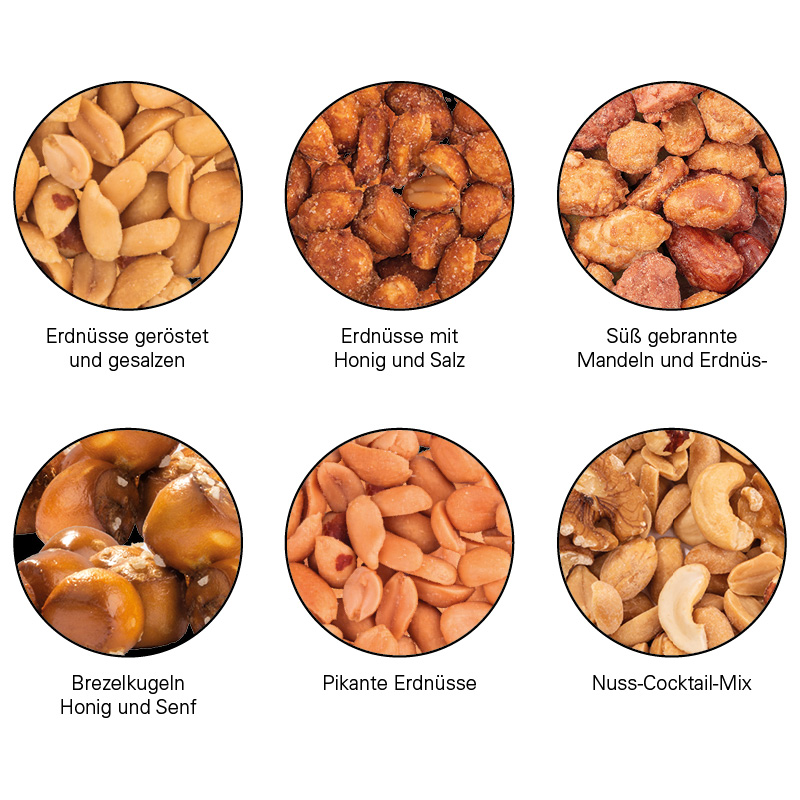 Snack Dose, Erdnüsse geröstet und gesalzen