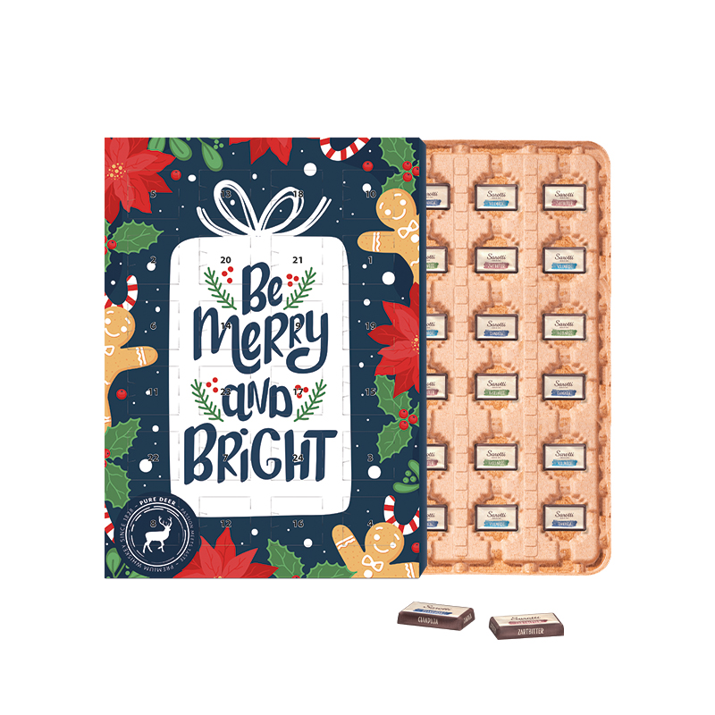 Marken Wand Adventskalender ECO, Sarotti Täfelchen