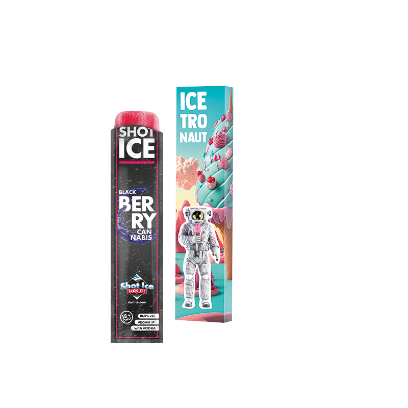 Long Box, Shot Ice - Black Berry Canabis 10,5% vol