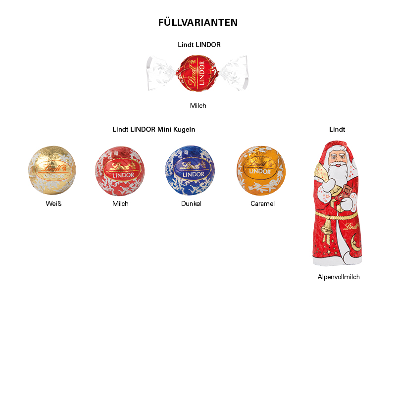 Klappbox S, LINDOR Milchkugeln