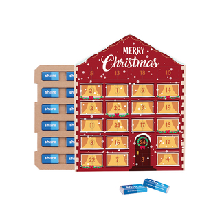 Täfelchen Adventskalender Haus ECO, share Napolitain