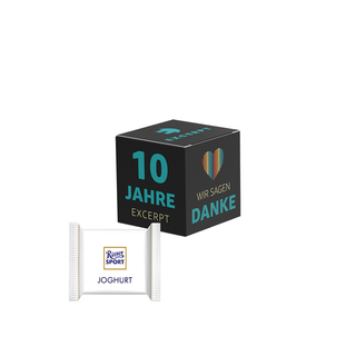 Werbewürfel, Ritter SPORT mini Joghurt