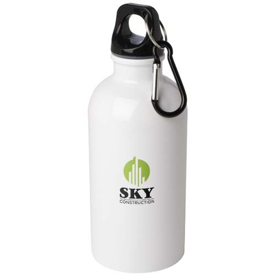 Oregon 400 ml RCS-zertifizierte, einwandige Trinkflasche aus Edelstahl mit Karabinerhaken
