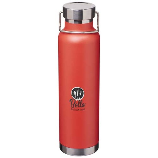 Thor 650 ml RCS-zertifizierte Kupfer-Vakuum Isolierflasche aus recyceltem Edelstahl