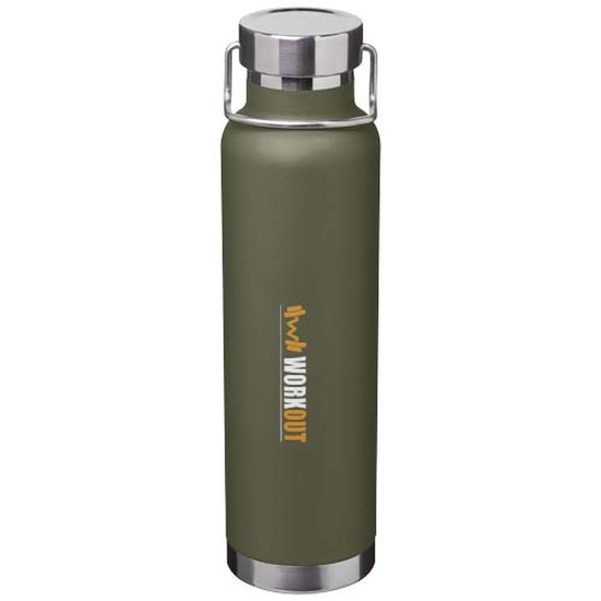 Thor 650 ml RCS-zertifizierte Kupfer-Vakuum Isolierflasche aus recyceltem Edelstahl