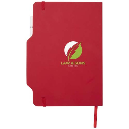 Nexus A5 Hardcover Notizbuch mit Kugelschreiber und Bleistiftset (schwarze Mine)