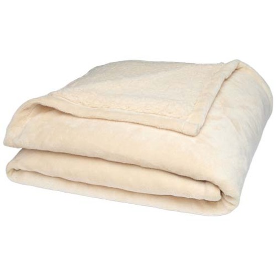 Ashen GRS-recycelte Sherpa Decke