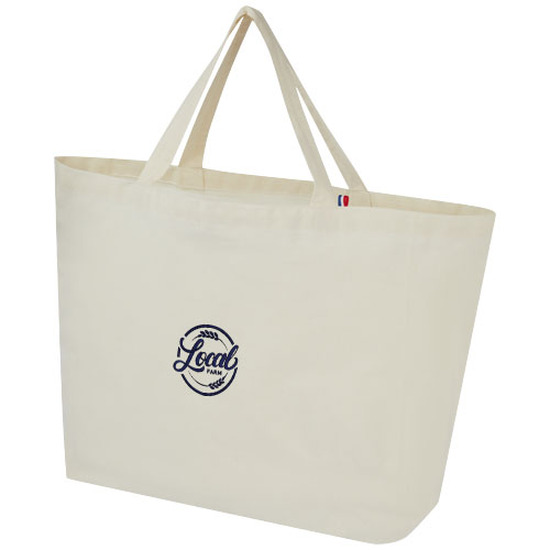 Cannes 200 g/m² Shopper Tragetasche aus recyceltem Material 10L
