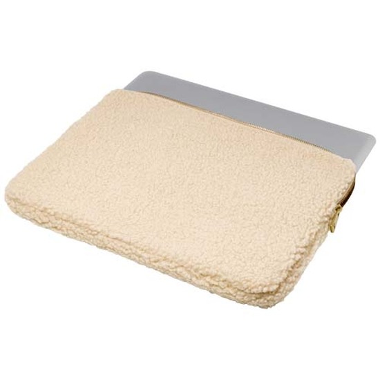Bear 13" GRS-recycelte Sherpa Laptophülle 2 L