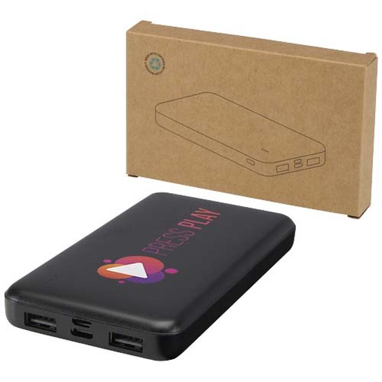 Intan 10 W 10.000 mAh Powerbank aus recyceltem Kunststoff