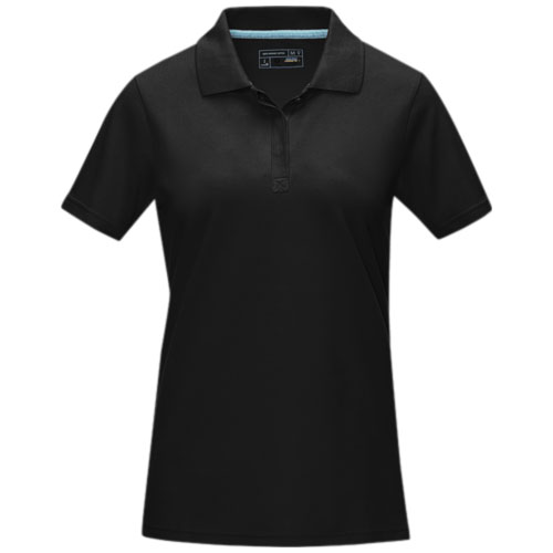 Graphite Poloshirt aus Bio-Baumwolle für Damen