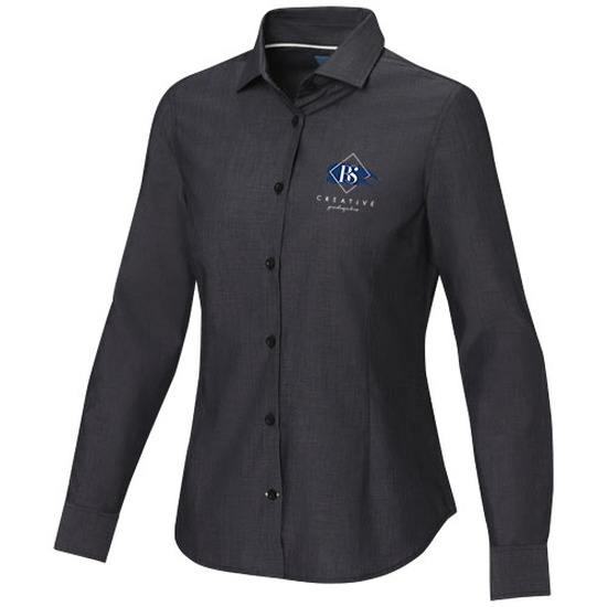 Cuprite Langarm Shirt aus Bio-Baumwolle für Damen