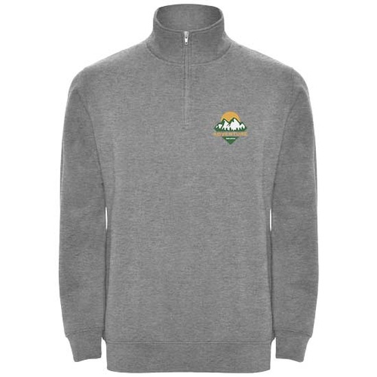 Aneto Pullover mit Viertelreißverschluss