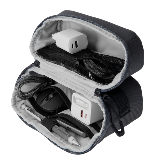 TROIKA Kabeltasche BLUE CYCLE TECH 2 GO