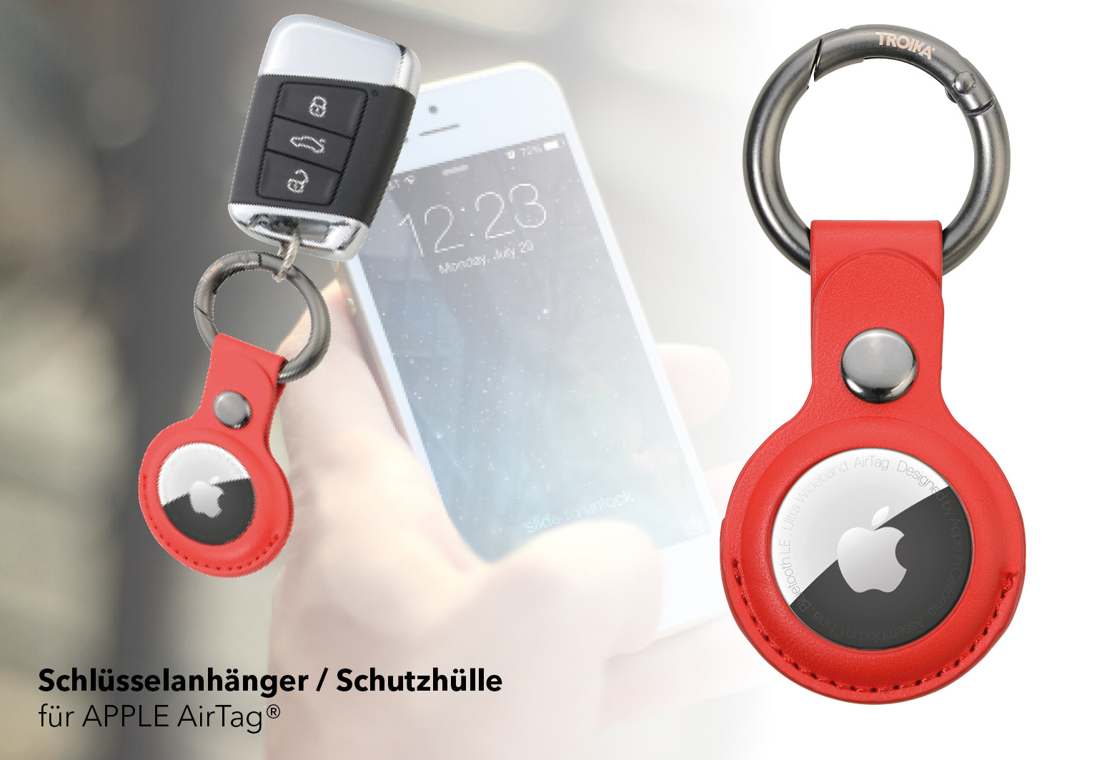 TROIKA Schlüsselanhänger AIRTAG COVER