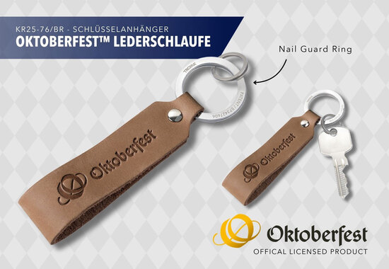 TROIKA Schlüsselanhänger OKTOBERFEST™ LEDERSCHLAUFE