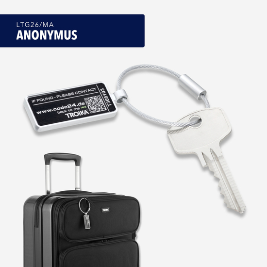 TROIKA Taschen- und Gepäckanhänger ANONYMUS