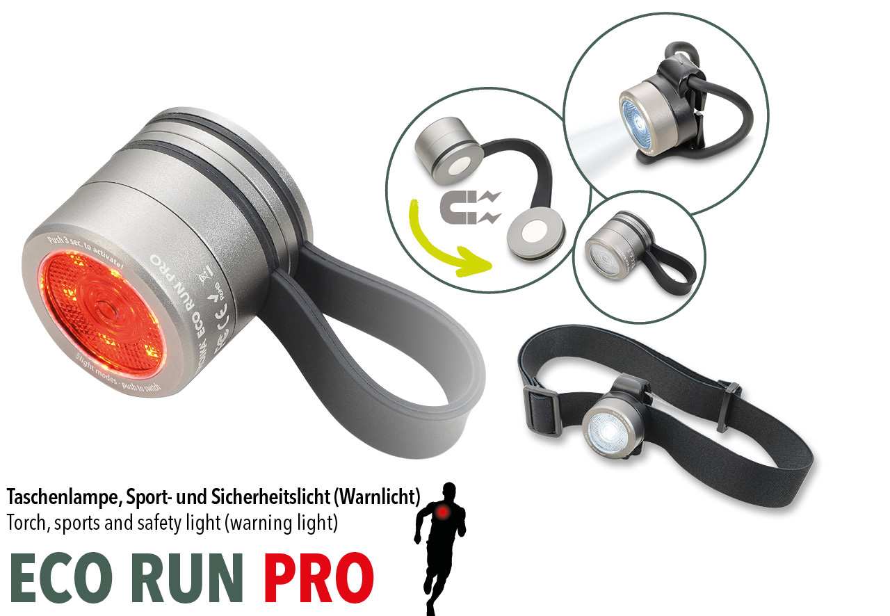 TROIKA Taschenlampe ECO RUN PRO