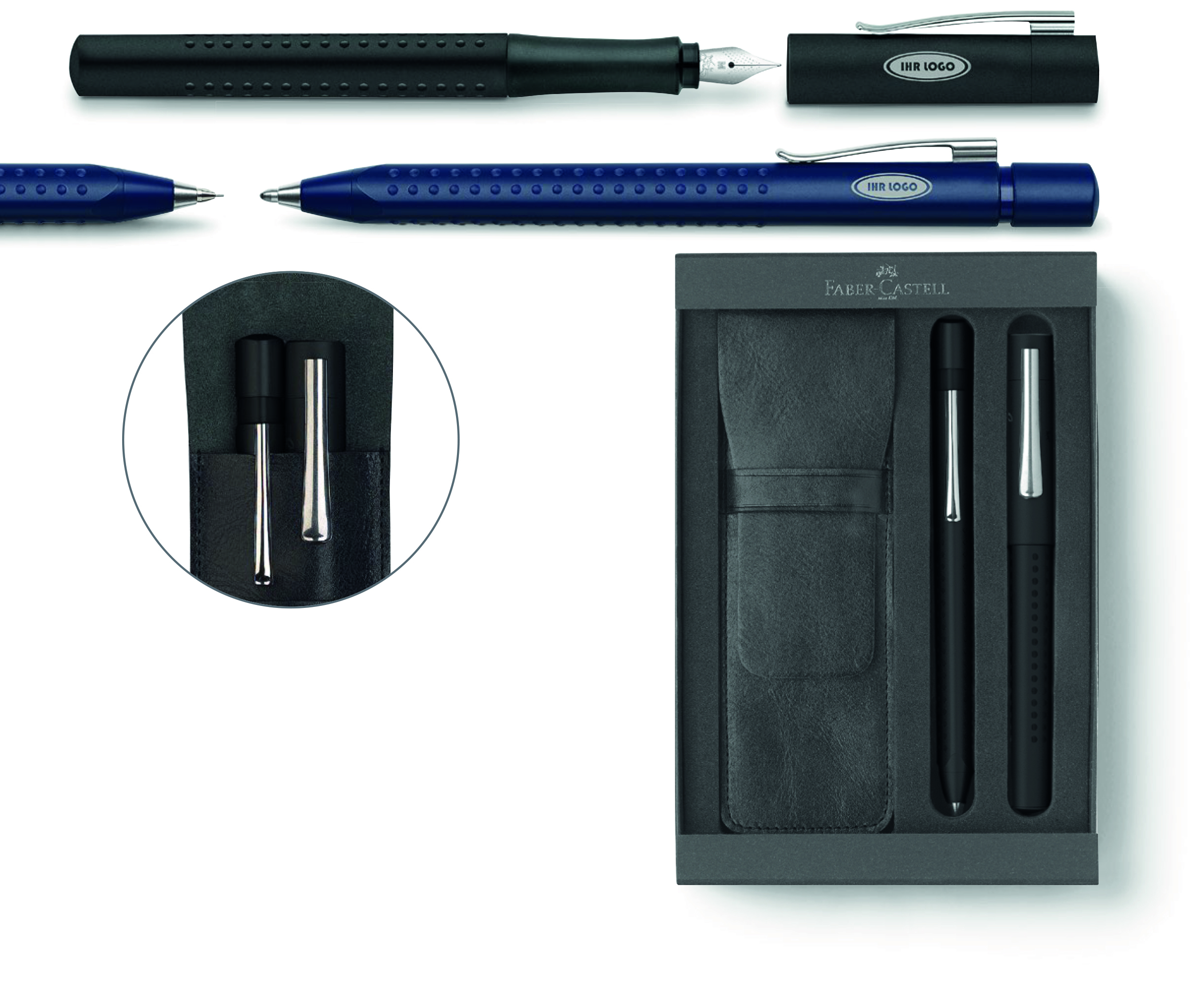 Grip 2011 Set Kugelschreiber und Druckbleistift schwarz