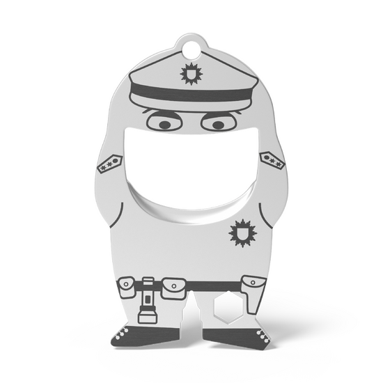 FLASCHENÖFFNER fred police