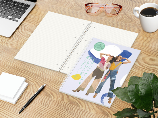 Collegeblock Wire-O Recycling, 50 Blatt