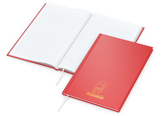 Notizbuch Memo-Book A5 Bestseller inkl. Siebdruck-Digital