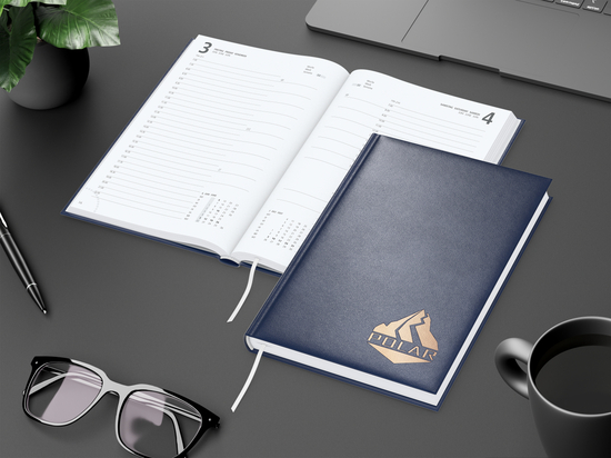 Buchkalender Advance Bestseller inkl. Prägung