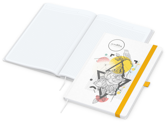Notizbuch Match-Book White A4 Natura Bestseller