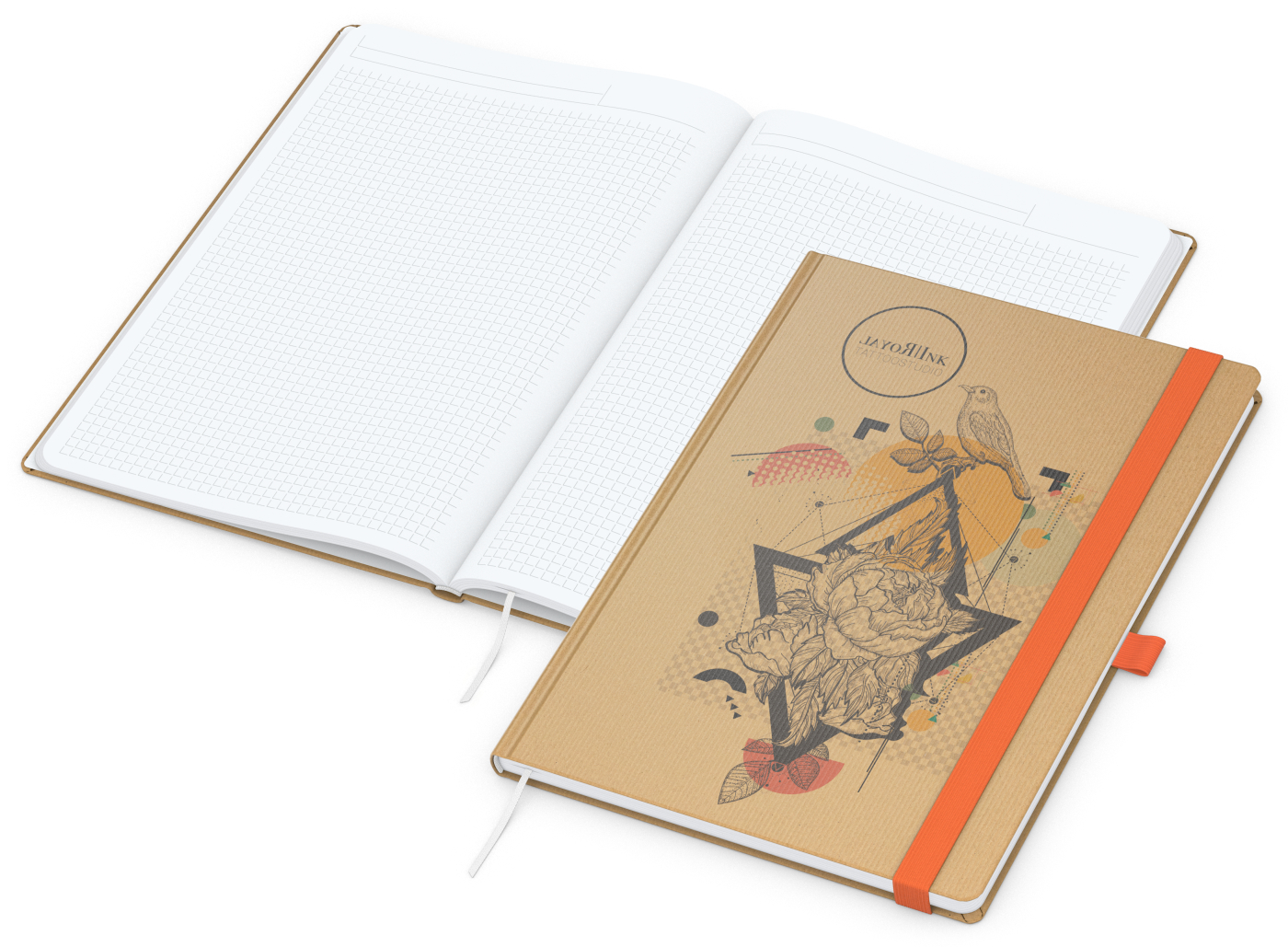Notizbuch Match-Book White A4 Natura Bestseller