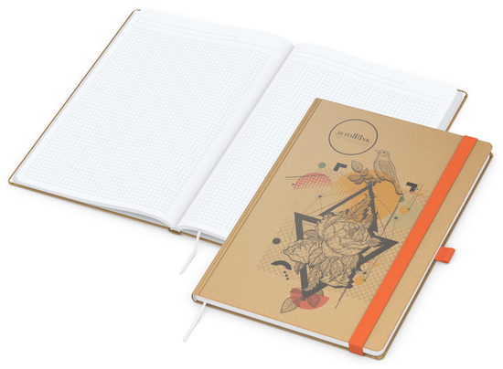 Notizbuch Match-Book White A4 Natura Bestseller