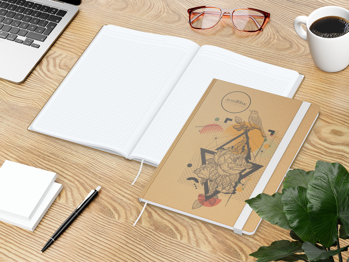 Notizbuch Match-Book White A4 Natura Bestseller