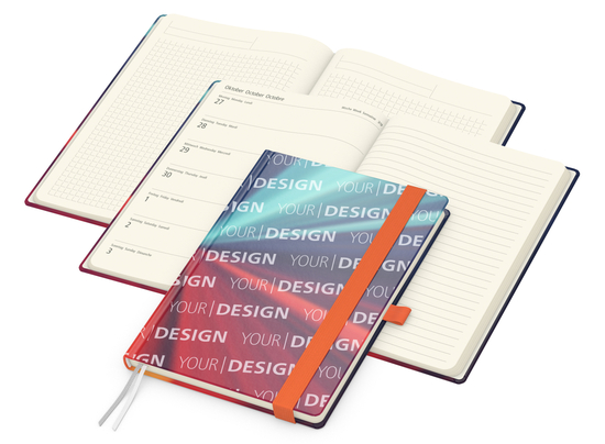 Wochenplaner Match-Hybrid Creme A5 Cover-Star Bestseller