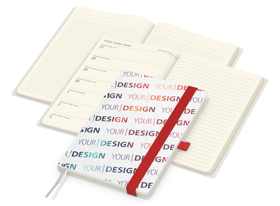 Wochenplaner Match-Hybrid Creme A5 Natura Bestseller