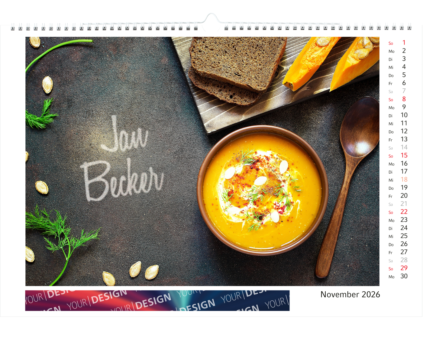 Bildkalender MagicPix Panorama A3 Bestseller (personalisiert)