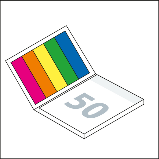Haftnotiz-Set Bern Softcover Individuell Bestseller, gloss-individuell