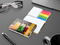 Haftnotiz-Set Brüssel Bookcover White Bestseller, matt-individuell