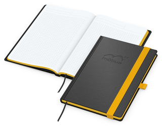 Notizbuch Color-Book Bestseller, A5, gelb