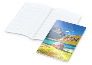 Notizbuch Copy-Book White Bestseller, A5, matt-individuell
