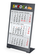 Tischkalender Desktop 3 Color Bestseller, 2 Jahre, anthrazit