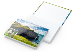 Haftnotiz-Set Dublin Bookcover White Bestseller, gloss-individuell