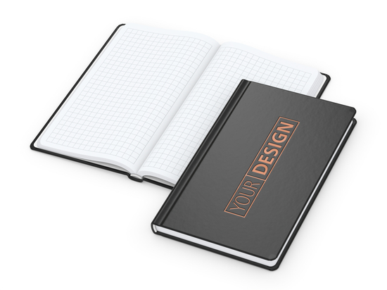 Notizbuch Easy-Book Basic Bestseller, Pocket, schwarz inkl. Kupferprägung