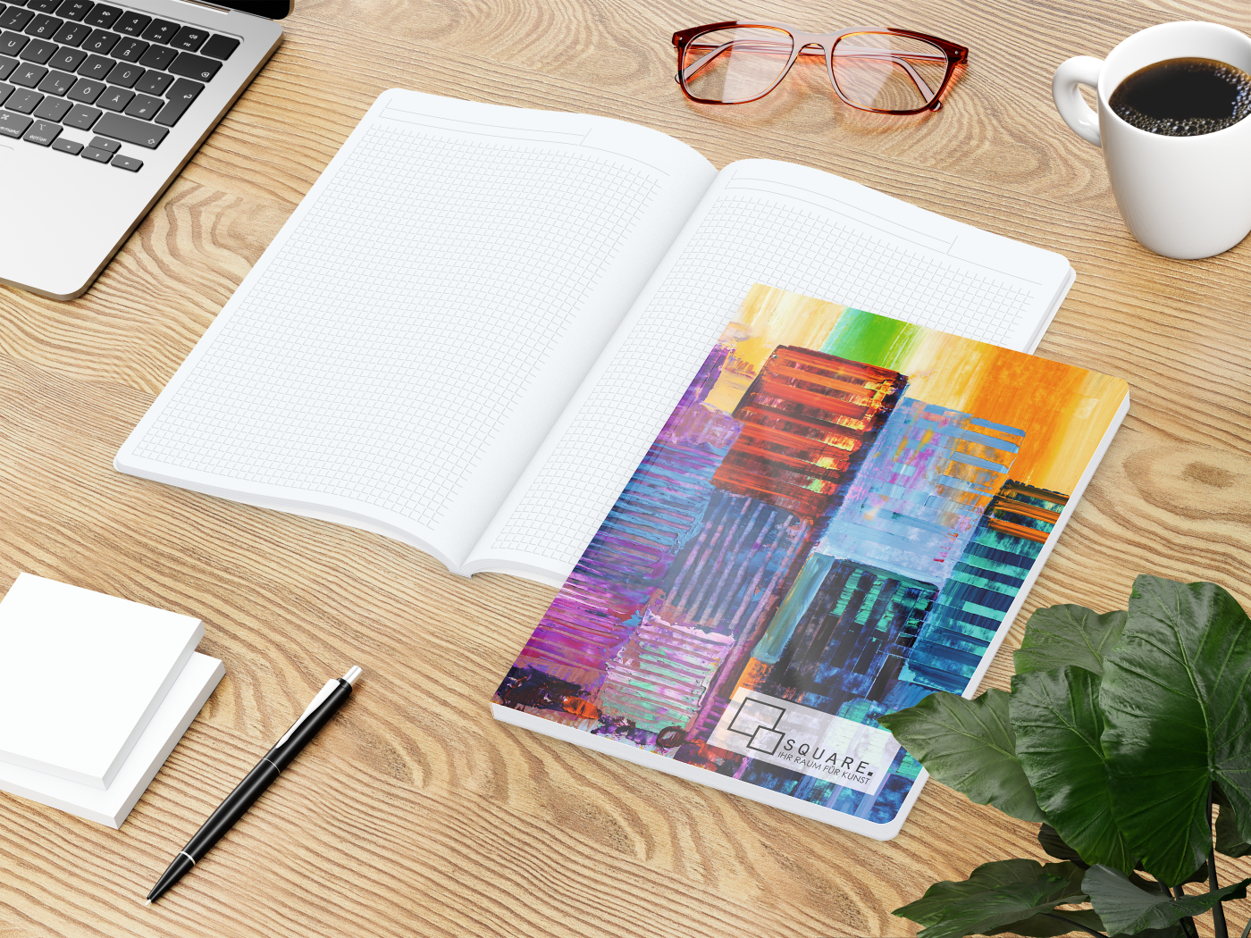 Notizbuch Flexx-Book Bestseller, A4, Polychrome matt-individuell